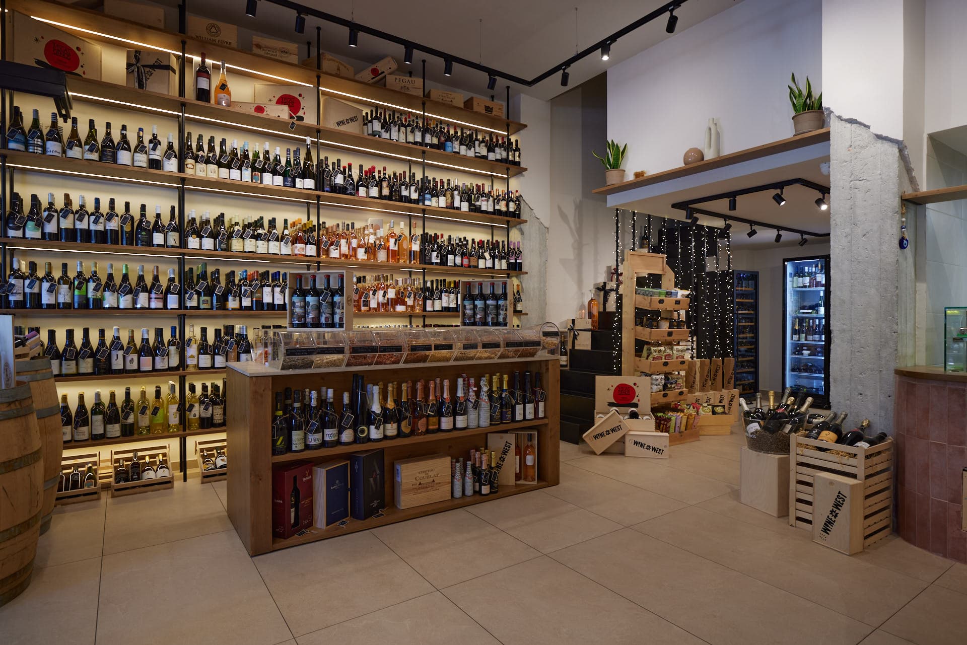 Display of drinks